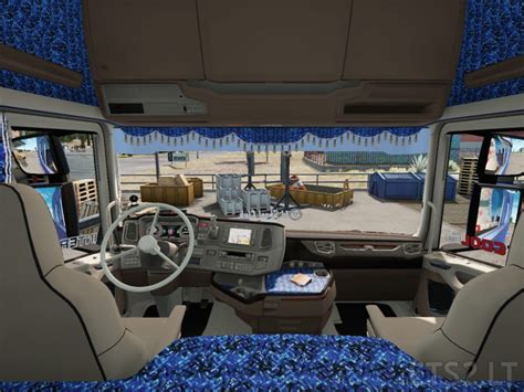 Blue Danish Interior For Scania New Generation Ets Mods