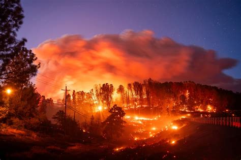 Massive Park Fire Near Chico Still 0 Contained As Wildfires Burn In California And Across The