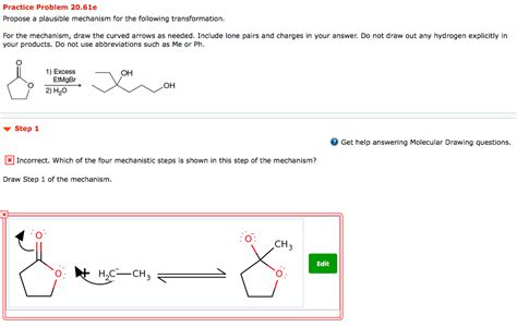 Solved Practice Problem E Propose A Plausible Mechanism Chegg