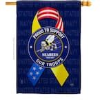 Breeze Decor In X In Support Seabees Troops Navy House Flag