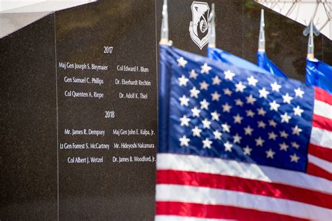 Air Force Honors Six New Inductees At Schriever Wall Of Honor Ceremony