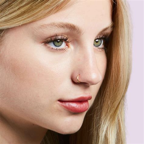 14k Gold Nose Hoop Freshtrends