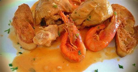 Traseros De Pollo Con Gambas Receta De Josevillalta Cookpad