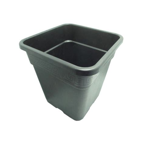 Pot carré noir 18L 31x31x31cm Pots carrés