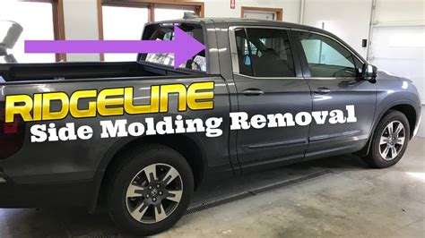 2016 2017 2018 Honda Ridgeline Side Rear Molding Removal How To Remove