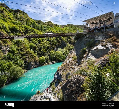 New Zealand Queenstown Kawarau Bungy Hi Res Stock Photography And