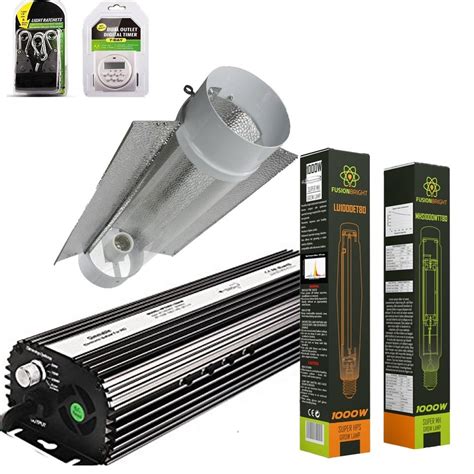 1000 Watt Grow Light Cool Tube Reflector Hid Kit — Growlights Canada