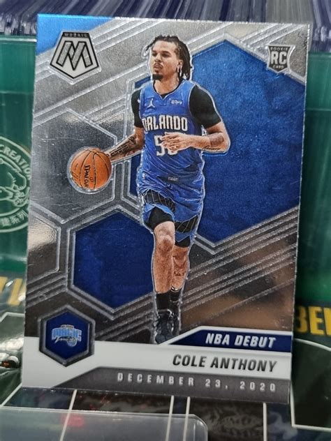 COLE ANTHONY Panini MOSAIC NBA DEBUT RC 268 Hobbies Toys