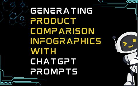 Generating Product Comparison Infographics With ChatGPT Prompts - Pro AI Prompt