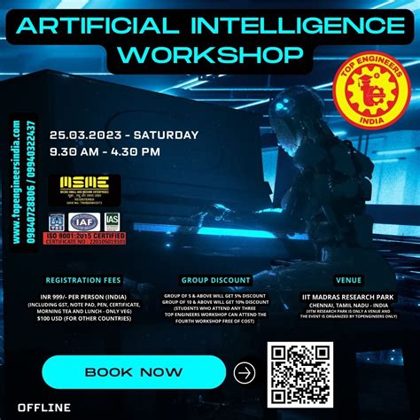 Artificial Intelligence Workshop 2023 Top Engineers Workshop Chennai