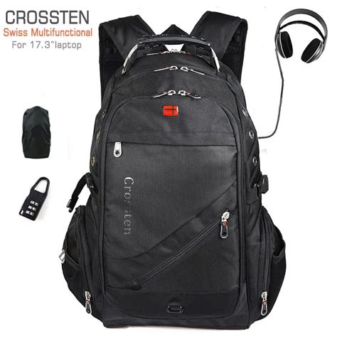 Crossten Swiss Mochila Multifuncional Para Ordenador Port Til Morral De