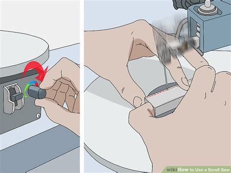 How To Use A Scroll Saw 13 Steps With Pictures Wikihow