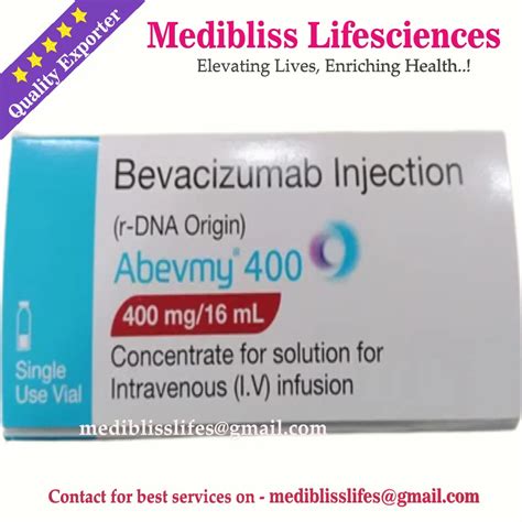 Abevmy 400mg Bevacizumab Injection At Rs 1200 Vial In Pune ID