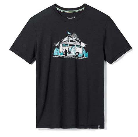 Smartwool River Van Graphic Short Sleeve Tee Black