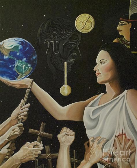 Hypatia Painting By April Ward