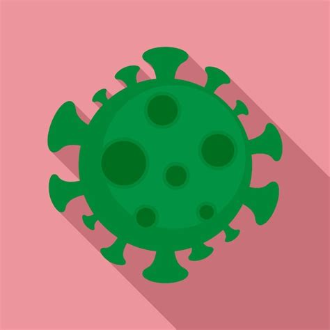 Premium Vector Zika Virus Microscope Icon Flat Illustration Of Zika