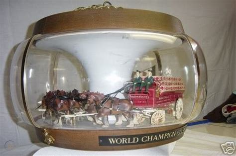 Budweiser Collectible Clydesdale Globe Lamp