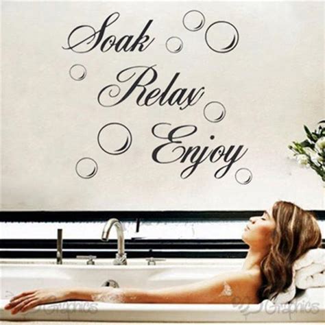 Bathroom Bubble Wall Stickers European And American Motto Wall Stickers