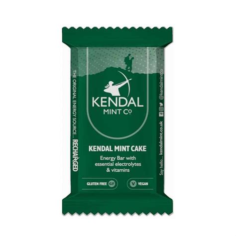 Kmc Nrg Bar Kendal Mint Cake Recharged Pocket Sized Energy Bar 35g