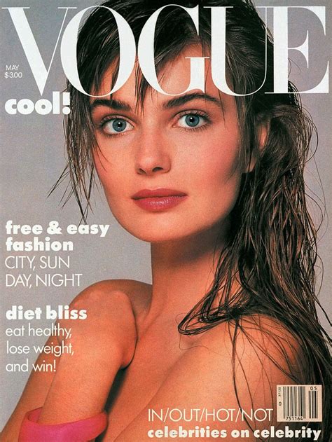 Paulina Porizkova By Richard Avedon Vogue Us May 1986 Vogue Magazine