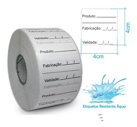 Etiquetas Pl Stica Bopp Validade Congelamento Linhas Mercadolivre