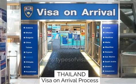 Thailand Visa On Arrival Process Guide In Easy Way Types Of Visa