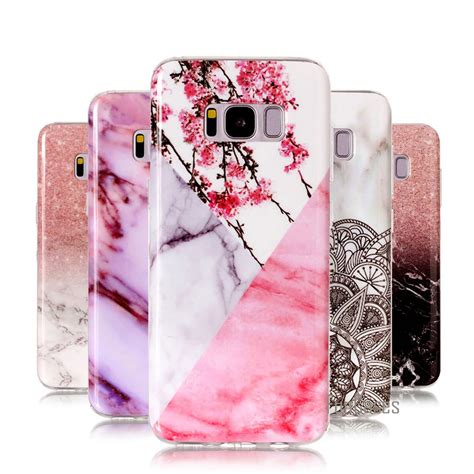 Luxury Marble Soft Tpu For Coque Samsung Galaxy S8 Case Silicone Stone Texture Back Cover Phone