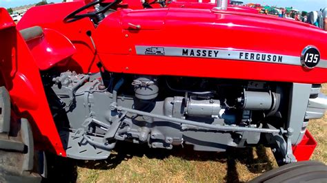 1971 Massey Ferguson 135 25 Litre 3 Cyl Diesel Tractor 45hp Youtube