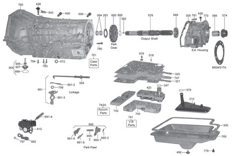 Ford R E Od Parts Diagram