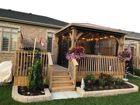 Our Deck Has Southern Exposure And That Makes This Gazebo A