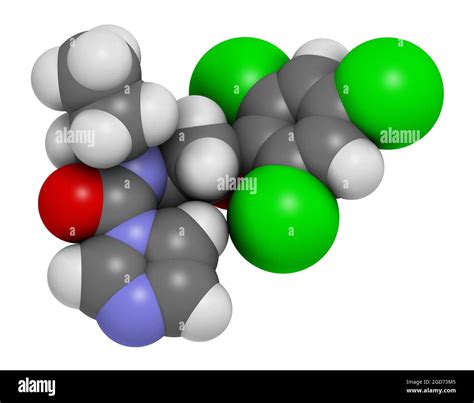 Prochloraz Fungicide Molecule 3d Rendering Stock Photo Alamy