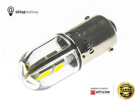 Żarówka Led T4W Ba9s 24V DC 4x SMD3030 Biały Zimny 6000K OPTICON