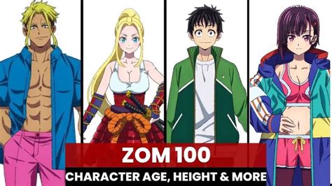 Zom 100 Characters Age, Height, Birthday & More | Character, The 100 ...