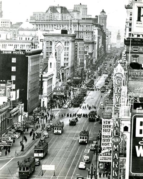 Rare Unseen Downtown San Francisco Photos Show City Life In The 1930s