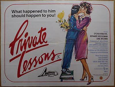 PRIVATE LESSONS (1981) - original UK quad film/movie poster, Sylvia Kristel | eBay