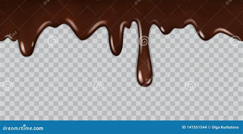 Dripping Chocolate Liquid Syrup Foods Delicious Sauce 3d Current