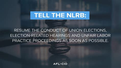 Tell The Nlrb Resume Operations As Soon As Possible Action Network