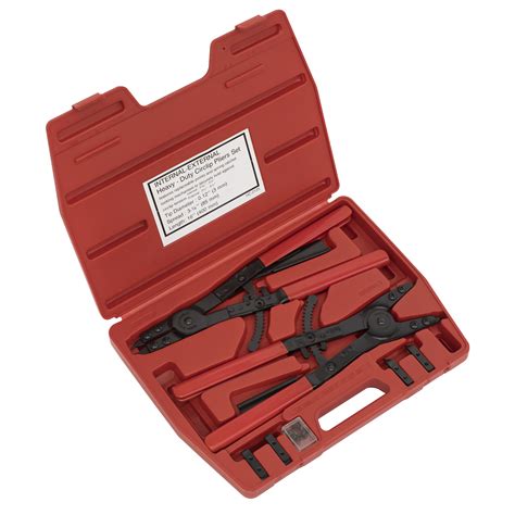 Circlip Pliers Set Internal External Mm Heavy Duty Huttie