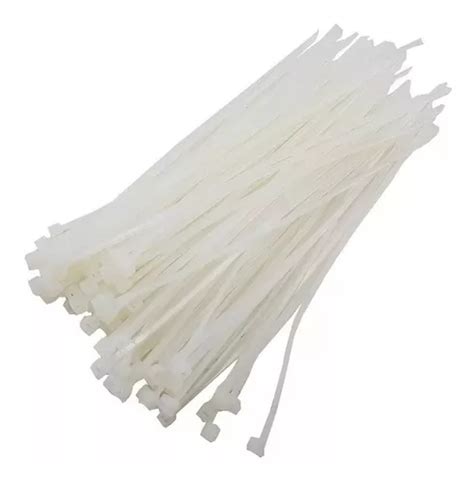 Abraçadeira De Nylon Enforca Gato 2 5 X 100mm 100 Unidades Cor Branco