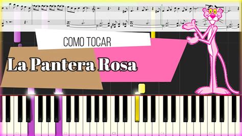 La Pantera Rosa Piano Tutorial Partitura Youtube