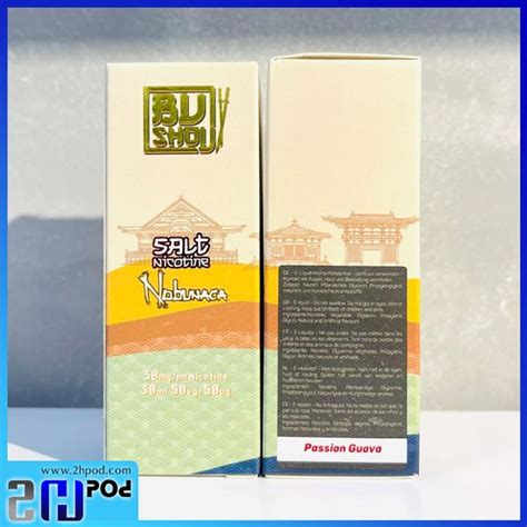 BUSHOU vị Chanh leo Ổi Passion Guava Nobunaga 2HPod