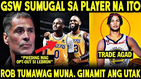 LAKERS NATAKOT NA IIWANAN NI LEBRON ANG LAKERS KUNG HINDI KUKUNIN SI