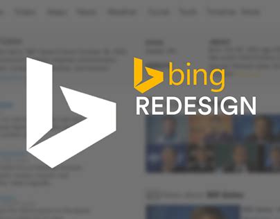 Bing Redesign on Behance