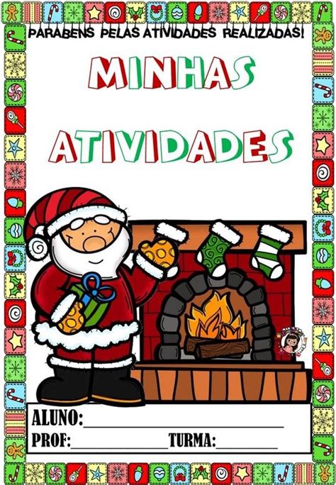 Capas Para Atividades Remotas Natal D Atividades Natalinas