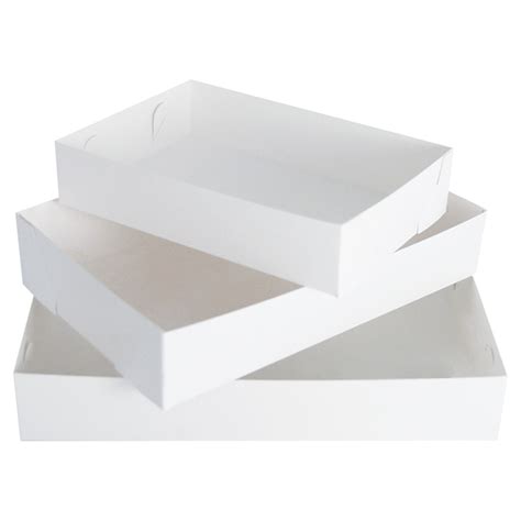 Milk Board Cake Tray White | ACS Packaging Supplies