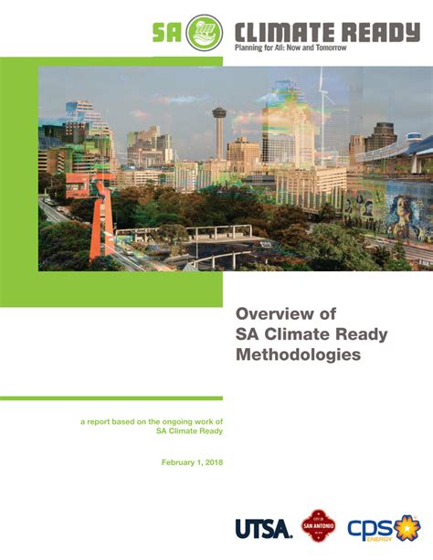 Pdf Overview Of Sa Climate Ready Methodologies A Report Based On The