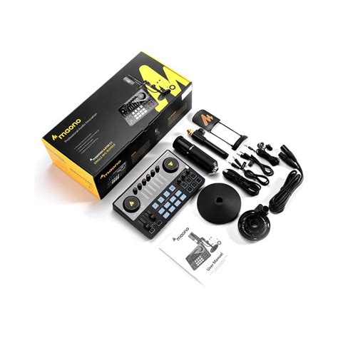 Maonocaster Ame A All In One Podcast Audio Interface Bundle Dj Corner