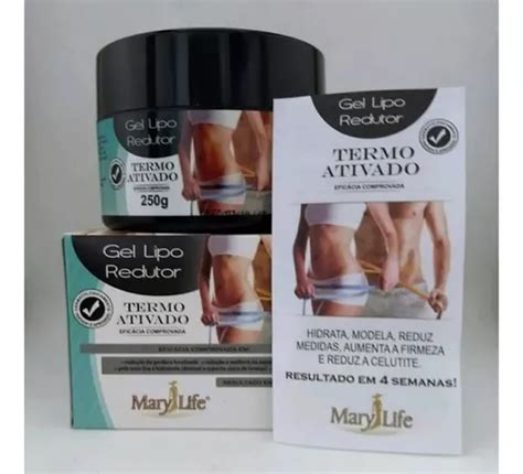 Gel Lipo Redutor Medidas Termo Ativado Mary Life G Mercadolivre