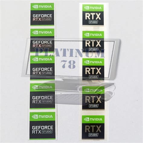 Jual Sticker Stiker Logo Nvidia Rtx Studio Original B Kab Karawang