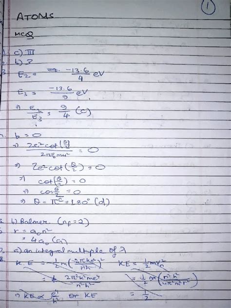 Atoms Worksheet | PDF